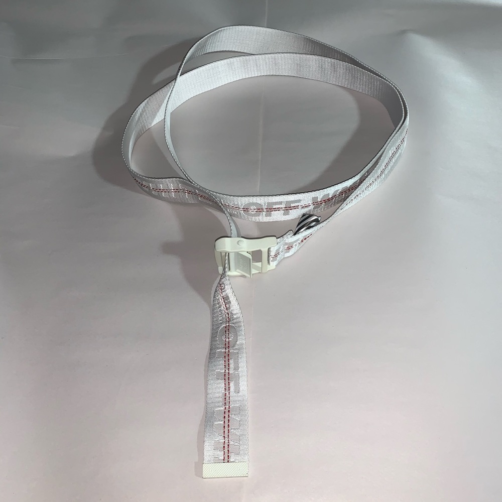 OFF-WHITE one size Safety White Nylon Web BELT
